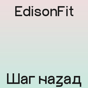 EdisonFit - Шаг назад